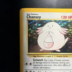 Pokemon Vintage Holo Chansey Base Set - Image 2