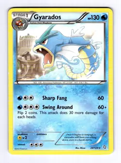 Gyarados Dragons Exalted #24 (2012) Rare LP Pokemon - Image 1