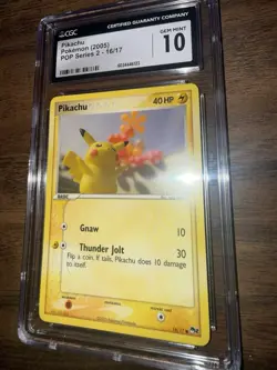 Pikachu Pokemon TCG 2005 Pop Series 16/17 CGC 10 Gem Mint - Image 4
