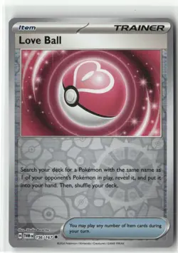 Love Ball 156/167 Reverse Holo - Twilight Masquerade - Pokemon TCG NM - Image 1