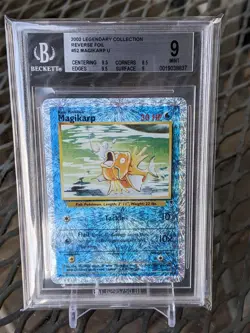Pokemon Legendary Collection Reverse Holo Magikarp #52/110 BGS 9 MINT - Image 1