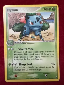 Pokemon TCG Ivysaur Non-Holo 35/100, Crystal Guardians (LP/MP) - Image 1