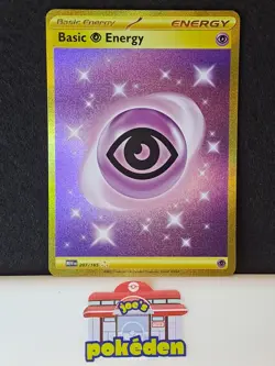 Pokemon TCG Psychic Energy 207/165 Scarlet & Violet 151 Gold Hyper Rare NM - Image 1