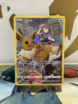 Eevee TG11/TG30 Brilliant Stars Trainer Gallery Pokemon TCG NM - Image 1