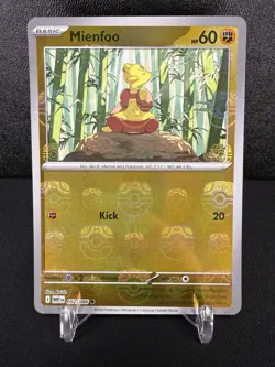 Pokemon TCG - White Flare - Mienfoo - 052/086 Reverse Holo Master Ball Pattern - Image 1