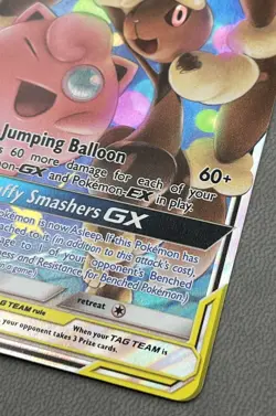 Mega Lopunny & Jigglypuff GX Pokemon Sun & Moon Cosmic Eclipse #165 - Image 3