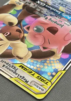 Mega Lopunny & Jigglypuff GX Pokemon Sun & Moon Cosmic Eclipse #165 - Image 4