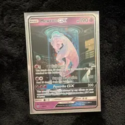 Mewtwo GX 78/73 Secret Rare Full Art Holo 190 HP Shining Legends Pokemon TCG - Image 1