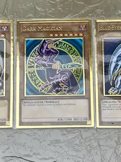 Blue-Eyes White Dragon + Dark Magician + Red-Eyes | MAGO Premium Gold | YuGiOh! - Image 3