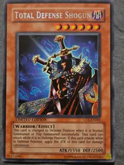 Yu-Gi-Oh! TCG Total Defense Shogun 2004 Collector's Tins CT1-EN001 Limited MP - Image 1