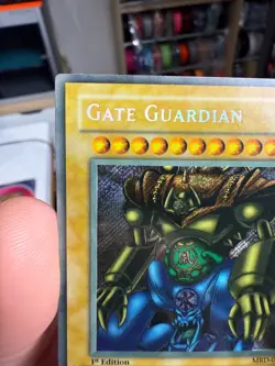 Yu-Gi-Oh! Gate Guardian MRD-000 Secret Rare 1st Edition NA Light Fade - Image 3