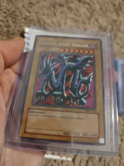 Serpent Night Dragon Secret Rare Holo Silver Foil Letters MRL 103 - Image 1