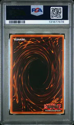 2003 Yu-Gi-Oh! Fiend Skull Dragon Legacy of Darkness LOD 1st Ed Super Rare PSA 8 - Image 2