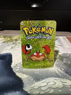 Krabby #98 - Vintage Vending Machine Prism Sticker 2000 - Pokemon Card - Image 1