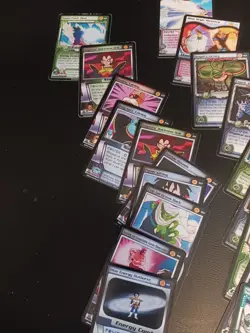 Dragon Ball Z CCG Score Lot Of 37 Rare Cards Various Sagas LP Non-Foil 5 Star - Image 2