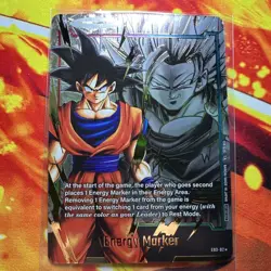 Bandai Dragon Ball Super Card Game Goku Energy Marker E03-02 Foil NM - Image 3