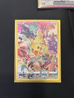 Pokemon Pikachu Holo Full Art Card 160/159 Crown Zenith Rare, Mint/Nm Condition - Image 1