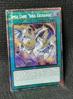 Yu-Gi-Oh! Spell Card "Soul Exchange" *STARLIGHT RARE* MP25-EN007 NM/M - Image 1