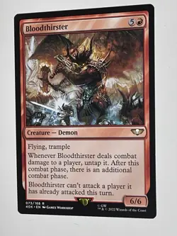 Bloodthirster NM, English Commander: Universes Beyond: Warhammer 40,000 - MTG - Image 2