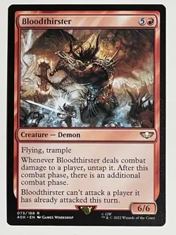 Bloodthirster NM, English Commander: Universes Beyond: Warhammer 40,000 - MTG - Image 3