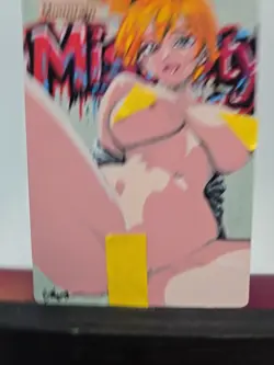 MTG Mountain – Misty Waifu Alter – Hand Painted Acrylic Art by BAZAYO - Image 4