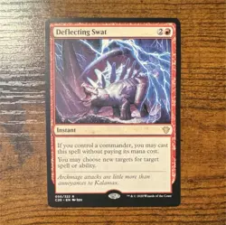 Wizards of the Coast Deflecting Swat Commander 2020 Rare Red Instant #050 - Image 1