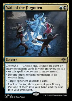 Wail of the Forgotten - Foil 0244 Near Mint LCI The Lost Caverns of Ixalan MTG M - Image 1