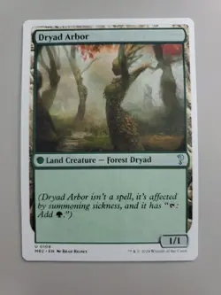MTG Dryad Arbor Mystery Booster 2 White Border Uncommon - Image 1