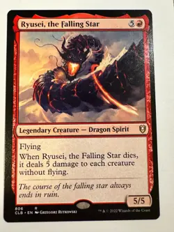 Ryusei, the Falling Star #806 - Commander Legends: Baldur's Gate normal rare - Image 1