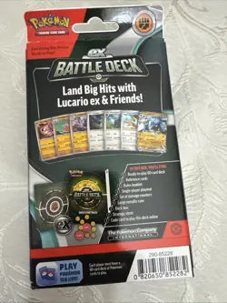Pokemon TCG V Battle Deck Ampharos and Lucario (POK85228) 820650852282 - Image 2