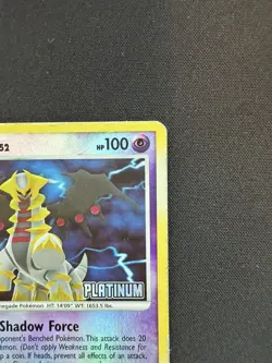 Pokemon Giratina Reverse Holo 4/146 Platinum Set Rare Lv.52 2008 DMG - Image 4