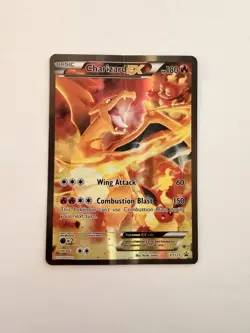 Charizard EX XY121 Promo Pokemon Card TCG DAMAGED Condition Creased* - Image 1