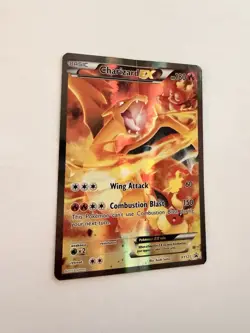 Charizard EX XY121 Promo Pokemon Card TCG DAMAGED Condition Creased* - Image 2