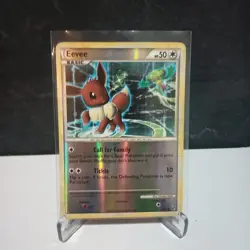 Eevee 48 Undaunted Heart Gold Soul Silver Reverse Holo (LP) pokemon card - Image 1