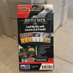 Pokemon Ex Battle Deck Lucario Ex New Unopened Factory Sealed - Image 2