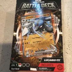 Pokemon Ex Battle Deck Lucario Ex New Unopened Factory Sealed - Image 3