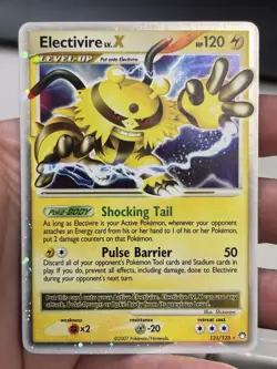 Pokemon TCG Electivire LV.X 121/123 Mysterious Treasures Holo NM - Image 1