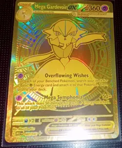 Mega Gardevoir EX Mega Hyper Rare Full Art Holo 360 HP Me01 187/132 Pokemon TCG - Image 1