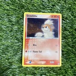 Growlithe 64/112 EX FireRed & LeafGreen 2004 Pokemon TCG LP Hollow - Image 5