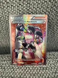 Team Rocket's Handiwork (Full Art, #124/124) - Hol XY - Fates Collide LP Pokemon - Image 1