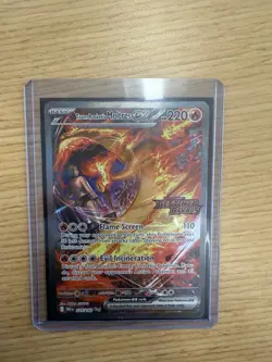 Team Rocket's Moltres Ex [Stamped] #229 Pokemon Destined Rivals - Image 1