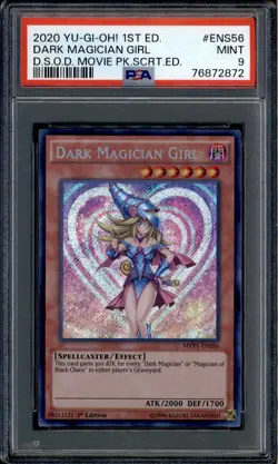 Dark Magician Girl - MVP1-ENS56 - PSA 9 - 1st Promo - Movie Pack - Yu-Gi-Oh - 72 - Image 1