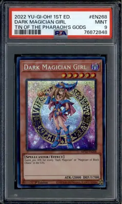 Dark Magician Girl - MP22-EN268 - PSA 9 - 1st Secret - Tin Promo - Yu-Gi-Oh - 72 - Image 1