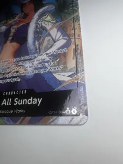 OP14-084 Ms. All Sunday Alternate Art English One Piece The Azure Sea’s Seven - Image 2