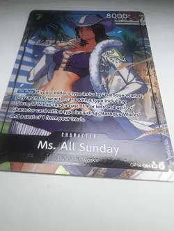 OP14-084 Ms. All Sunday Alternate Art English One Piece The Azure Sea’s Seven - Image 3