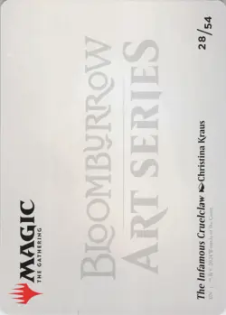 The Infamous Cruelclaw Art Card (Gold-Stamped Signature) S Art Series: Bloomburr - Image 2