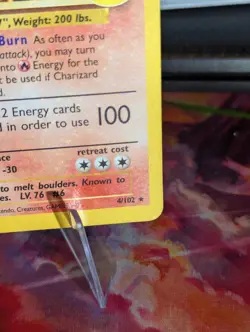 Pokemon TCG Charizard Holo Card 4/102 Celebrations 25th Anniversary - Image 4