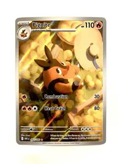 Pignite 97/86 ISV: White Flare Illustration Rare Holo Pokemon TCG Card NM - Image 1