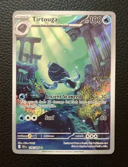 Tirtouga 106/086 Pokemon TCG SV Black Bolt Illustration Rare Holo Near Mint Card - Image 1