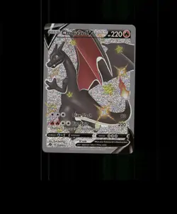 FAN-ART READ DESCRIPTION BELOW SPARKLING HOLO CHARIZARD Pokemon Card p2 - Image 1